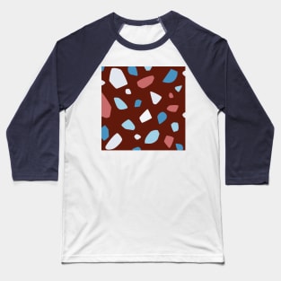 Terrazzo Pattern Design #2 Baseball T-Shirt